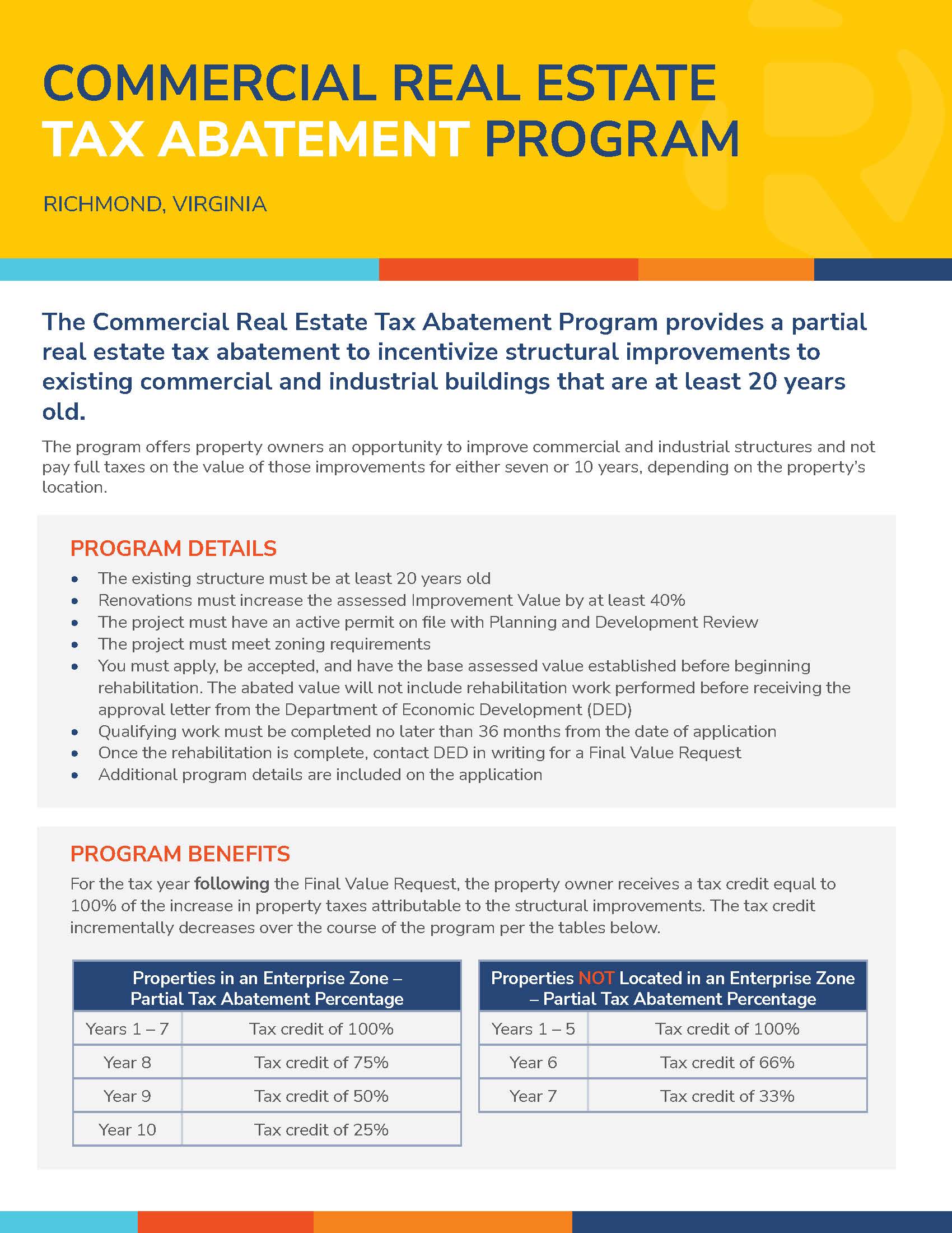 Commercial Tax Abatement Flyer