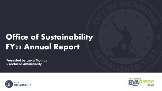 Cover slide of the OOS FY23 Annual Report