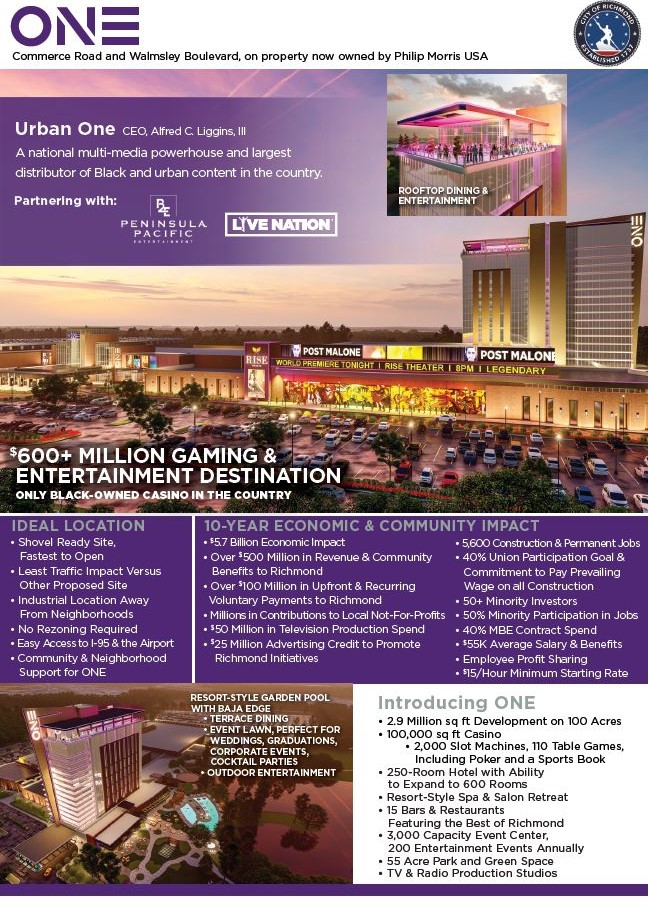 One Casino + Resort One pager