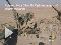 Richmond Police Officer Nick Castrinos serves at home and abroad