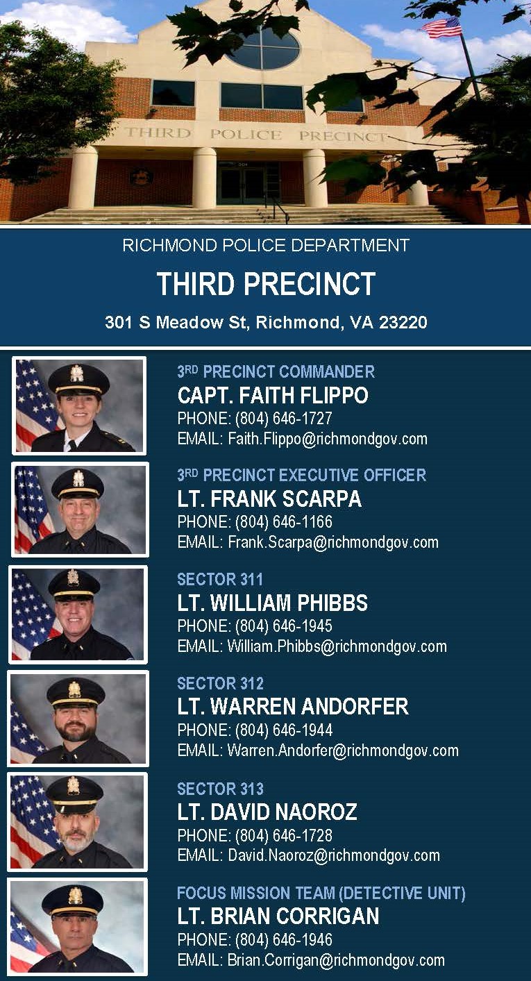 Third Precinct Lineup