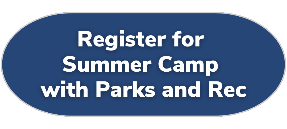 Text on a blue button reads "register for summer camp with parks and rec"