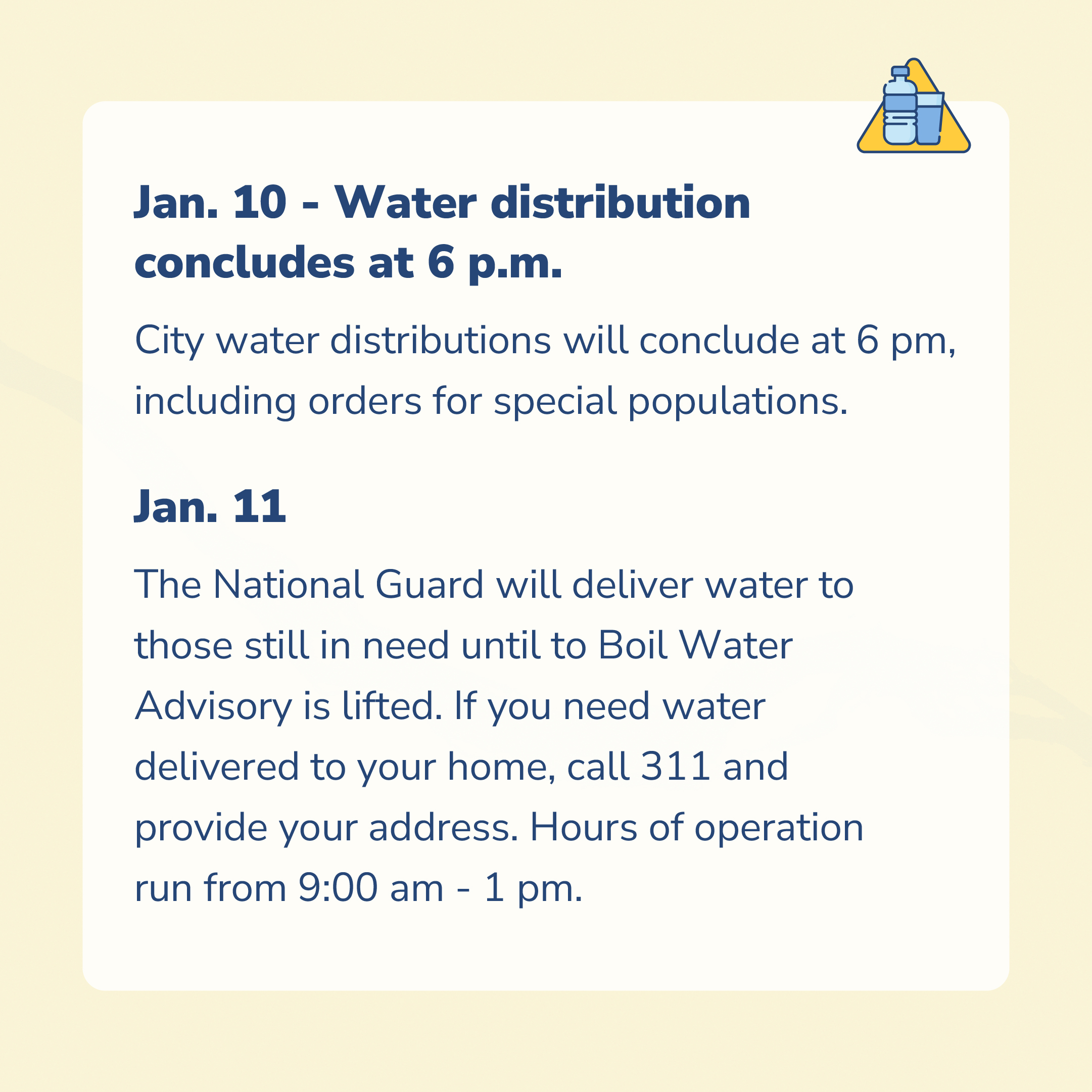 water distribution