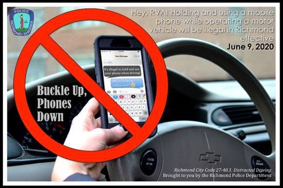 Holding and Using a Mobile Phone While Driving Soon to be Illegal in Richmond
