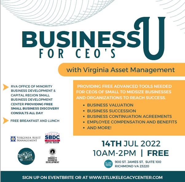  Legacy Week 2022: Business U for Start Ups & CEOs