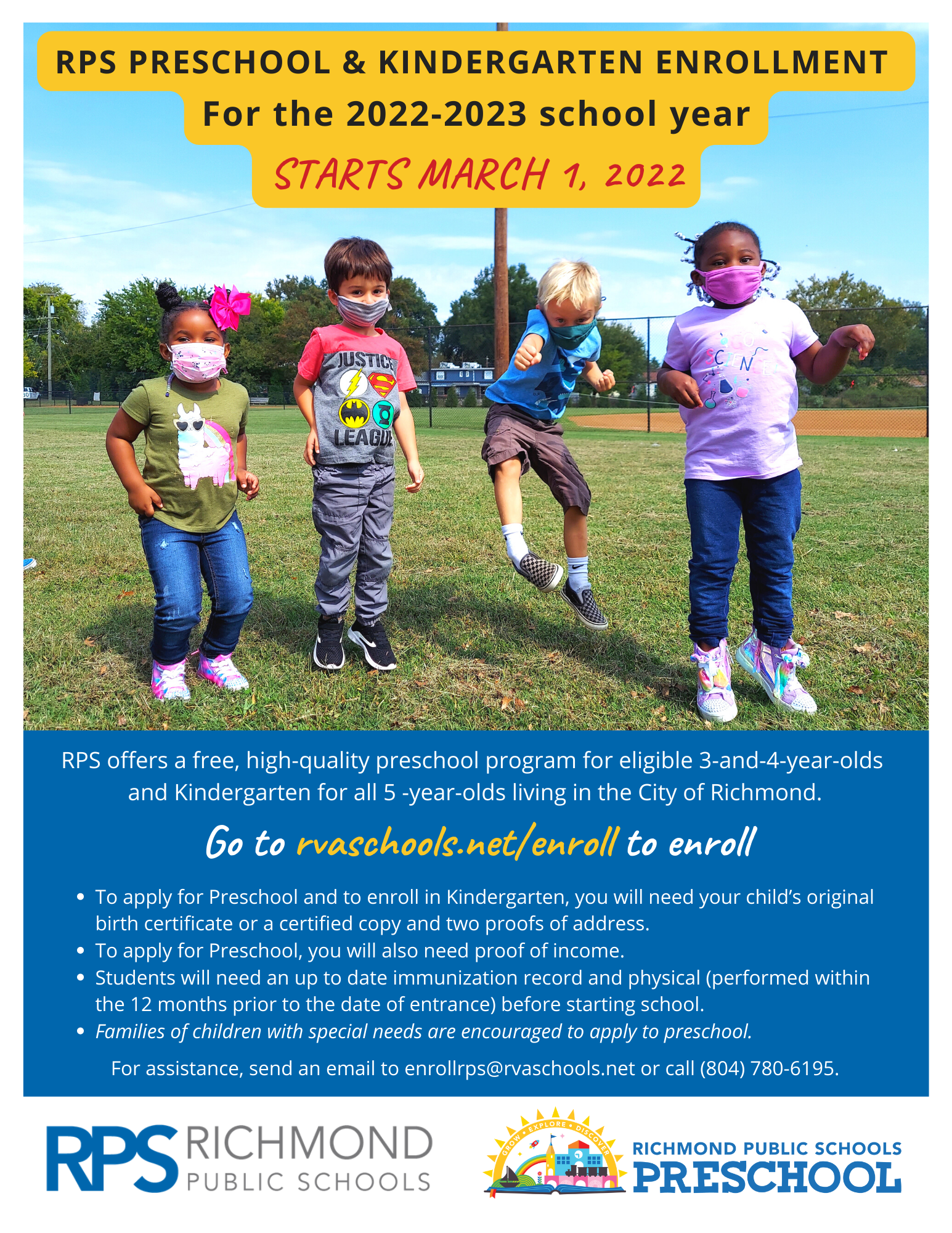 2022-2023 Preschool Requirements and Eligibility
