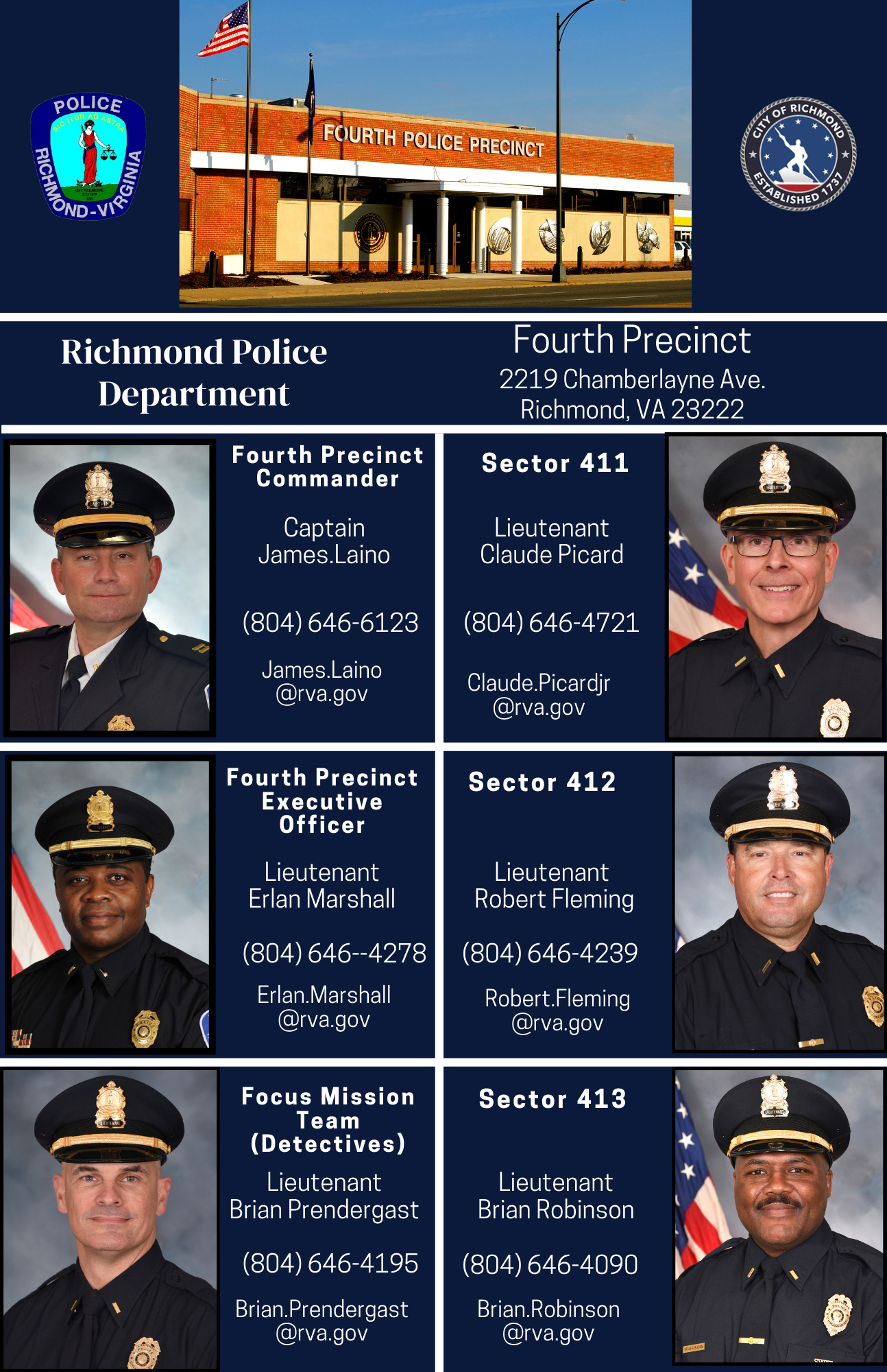 Fourth Precinct Lineup