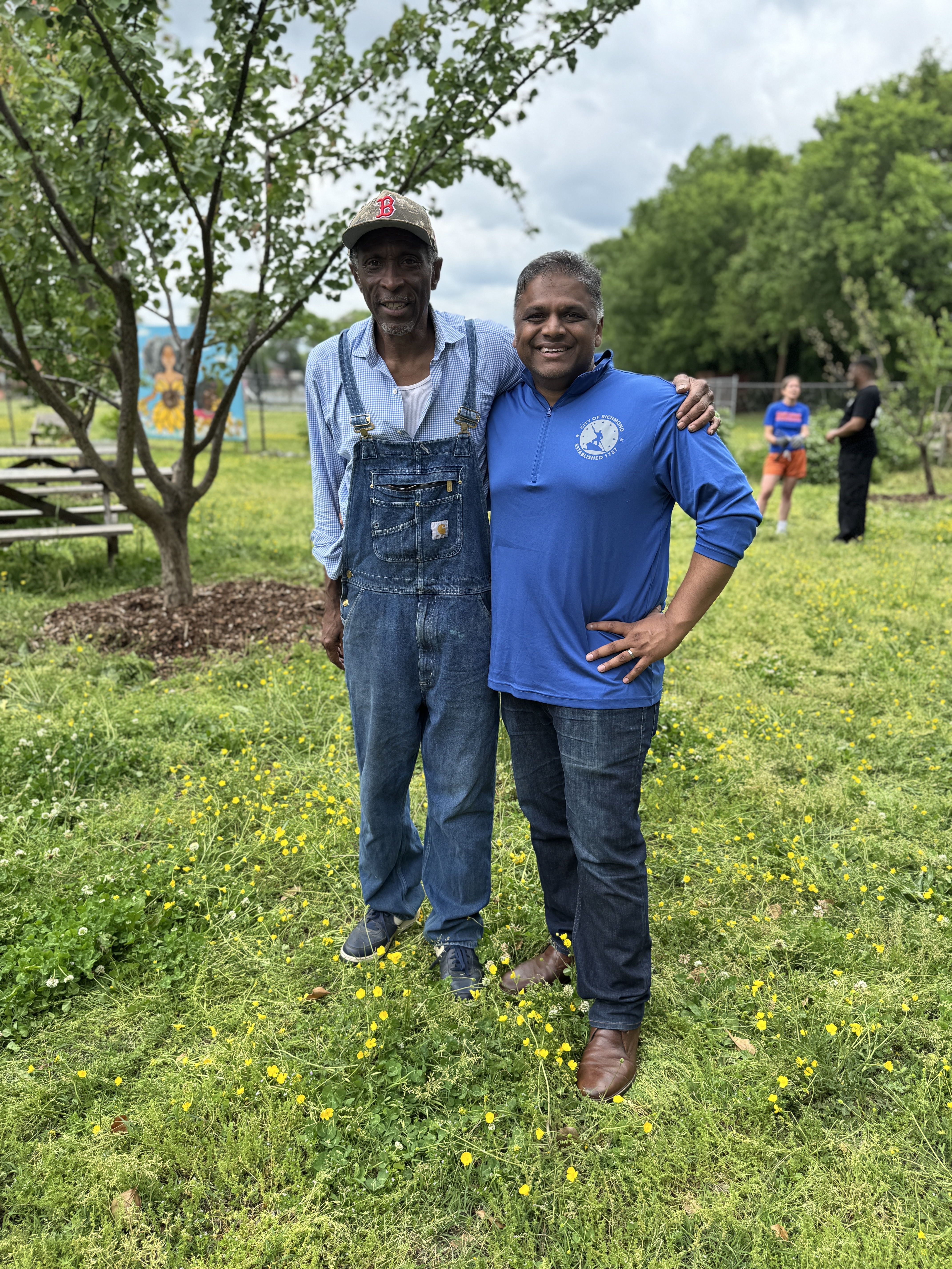 Mayor Danny Avula and Founder of Kinfolk Community RVA, Art