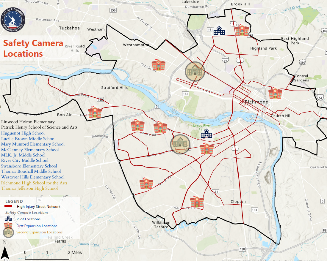 Current and Future Safety Camera Locations