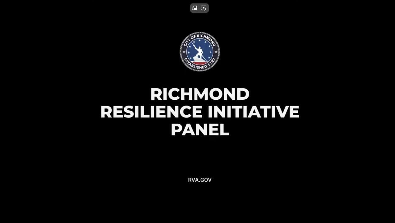 Richmond Resilience Initiative Panel