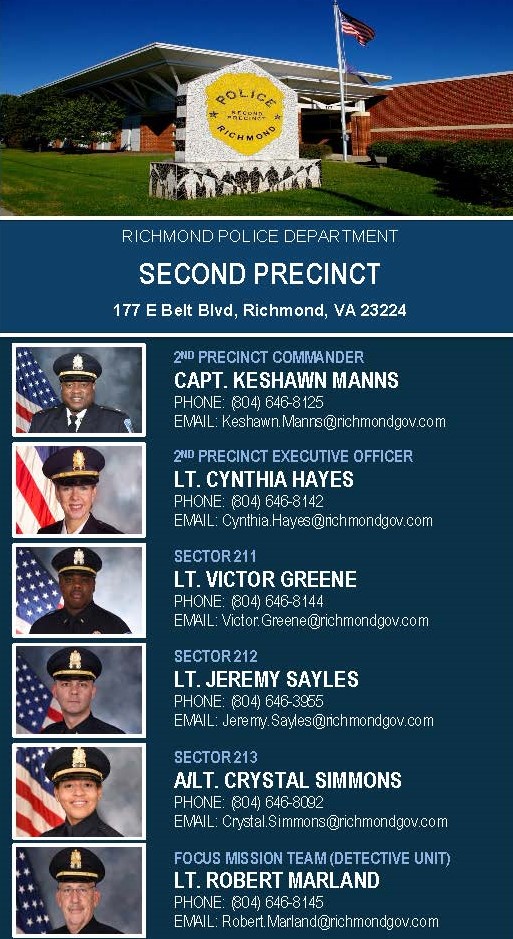 Second Precinct Lineup