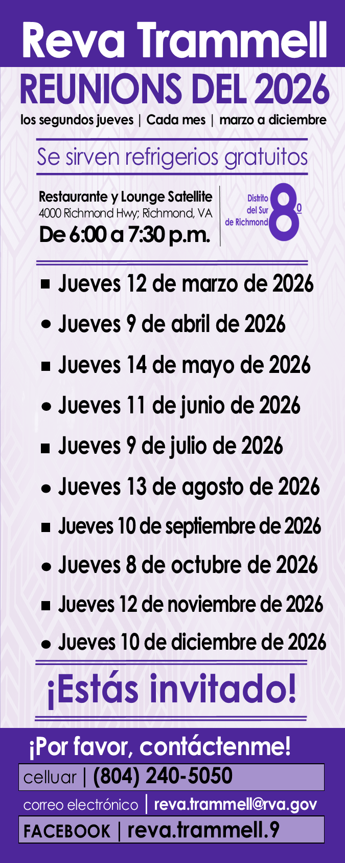 Cm. Trammell Calendar Spa.