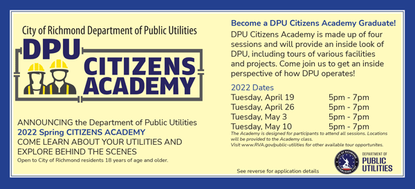 Citizens Academy buckslip-front