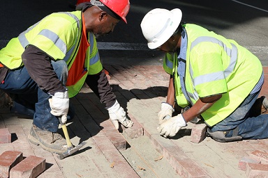 Brick Sidewalk Repair