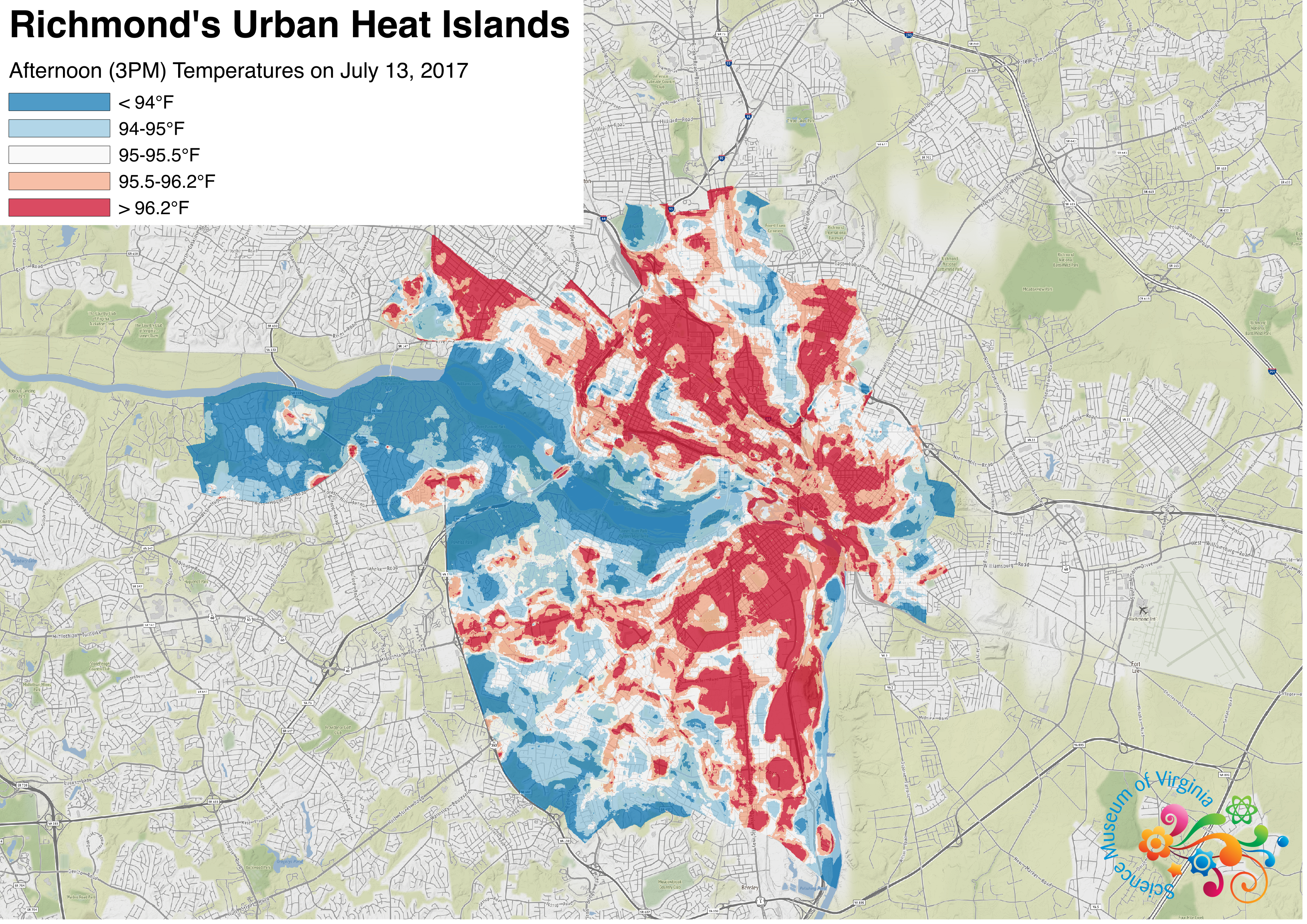Urban Heat Islands in Richmond