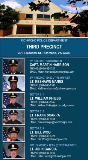 Third Precinct Lineup