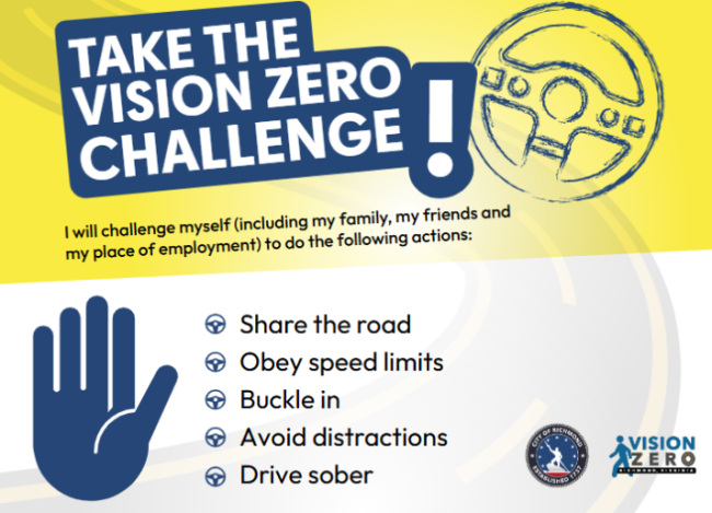 Take the Vision Zero Pledge Challenge