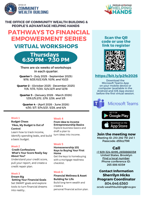 OCWB  Wealth Building Pathways to Empowerment